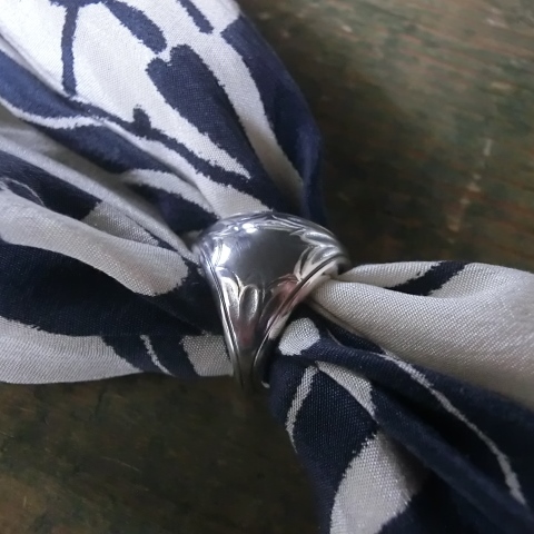 ivy scarf ring silver4